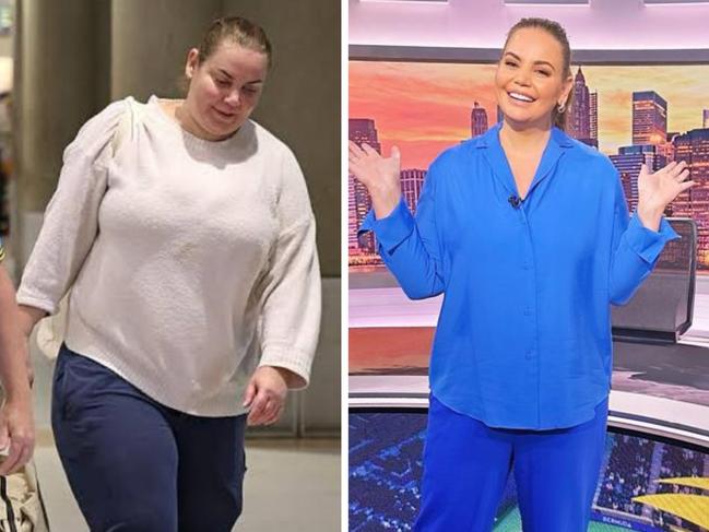 A former tennis champion who recently lost 30kg has declared she isn’t ashamed of how she looked before the weight loss. Picture: Instagram