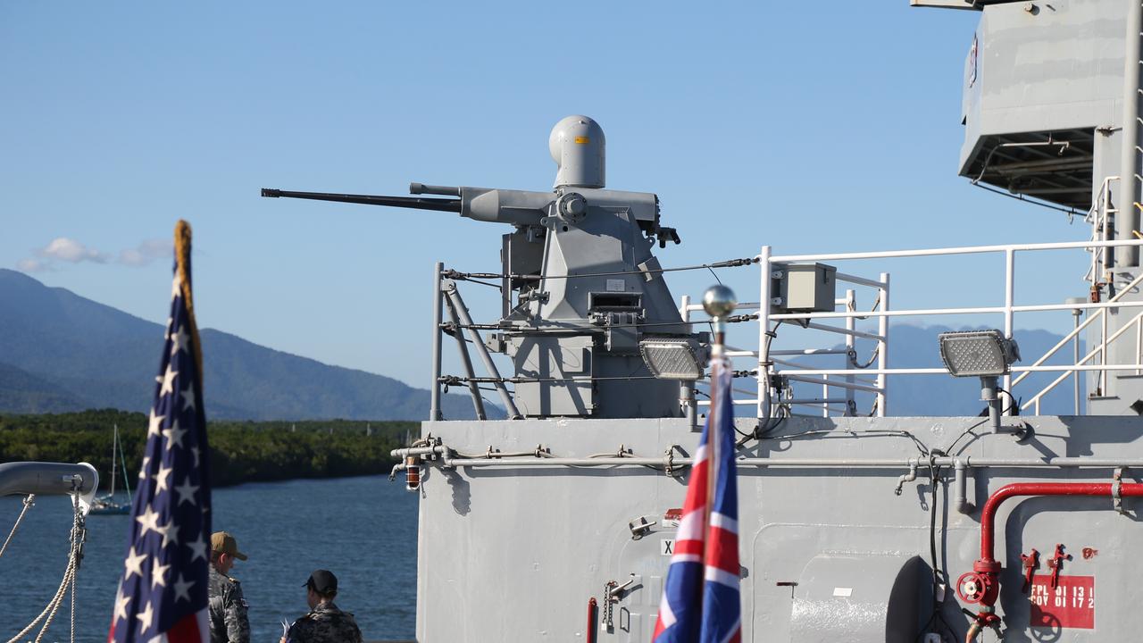 Take a look on board the USS Emory S. Land docked in Cairns | NT News