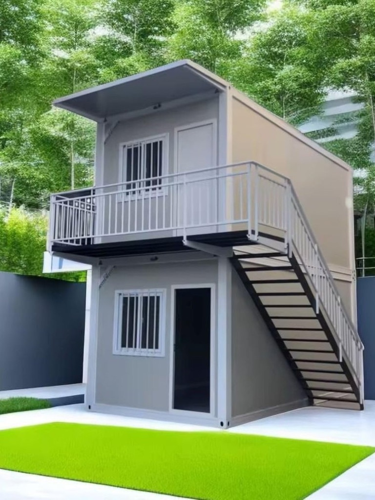 One of the ‘bi-level with a balcony’ homes. Pictures: Amazon/TikTok