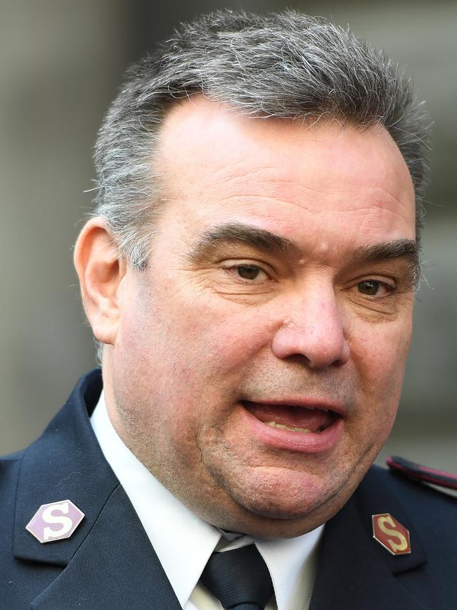 The Salvation Army's Major Brendan Nottle now. Picture: AAP