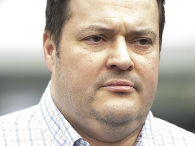 Victorian MP Will Fowles arrives at Melbourne Airport in Melbourne, Thursday, July 25, 2019. Will Fowles allegedly kicked in a door inside a Canberra hotel this morning. (AAP Image/Erik Anderson) NO ARCHIVING