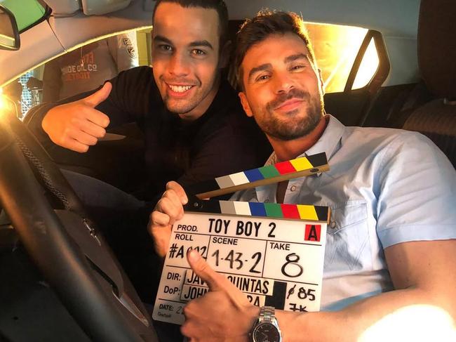 Torre (right) was known for playing the character of Iván in the Netflix series Toy Boy. Picture: Instagram