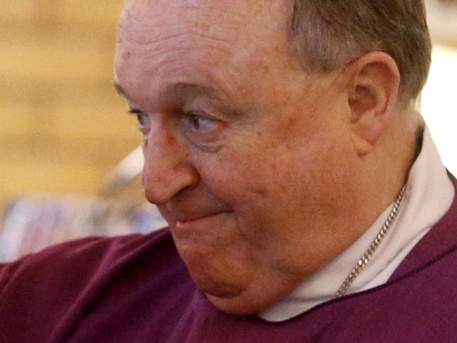 28/2/2016: Adelaide Archbishop Peter Wilson at the St John Vianney in Burnside, Adelaide. Kelly Barnes/The Australian.