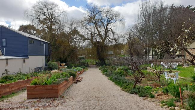 The communal garden used by Seasonal Garden Cafe for weddings and functions. Picture: Renato Castello