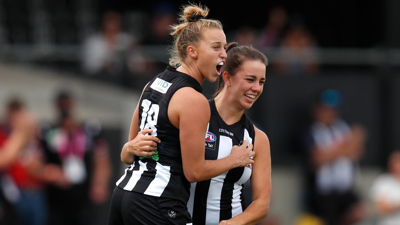 The AFLW is set to continue despite Victoria’s strong lockdown. Photo: Michael Willson/AFL Photos via Getty Images.