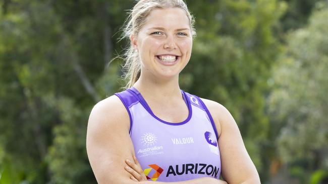 Firebirds Futures player Annie Lawrie. Picture: Richard Walker