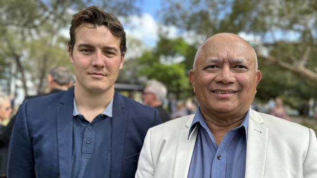 Ben McFadyen and Godfrey Lewis. Picture: Letea Cavander