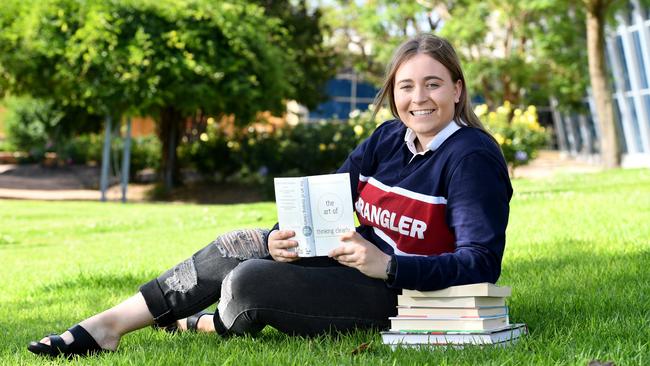 Serena Stott 18, will be studying social work at the new Port Pirie university. Picture: Tricia Watkinson