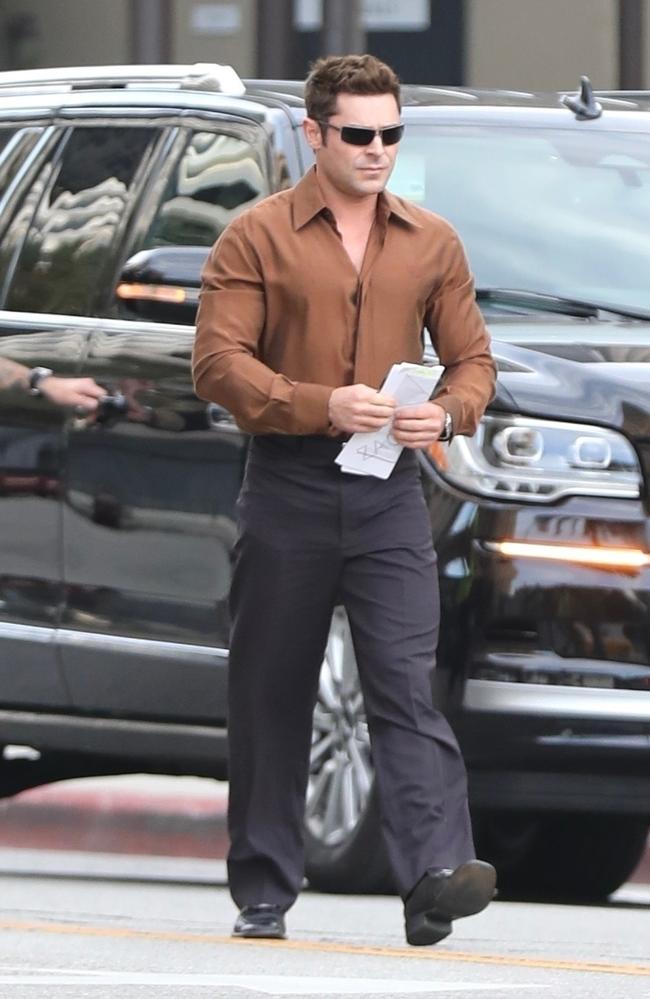 Zac Efron in character for his new film Famous in New York. Picture: VEGAN / BACKGRID