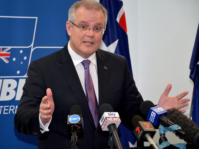 Federal Treasurer Scott Morrison is the front man for the Coalitions new attacks. Picture: AAP