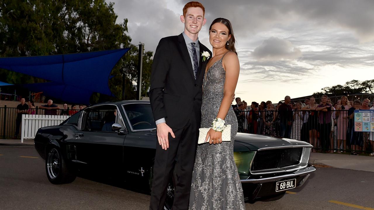 Cathedral School formal 2020. Johnathon Cox and Bobbie Knudsen. Picture: Evan Morgan