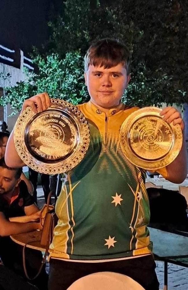 Joshua Hands has represented Australia at the Worlds Under 18 Snooker Championships twice. Picture: Contributed