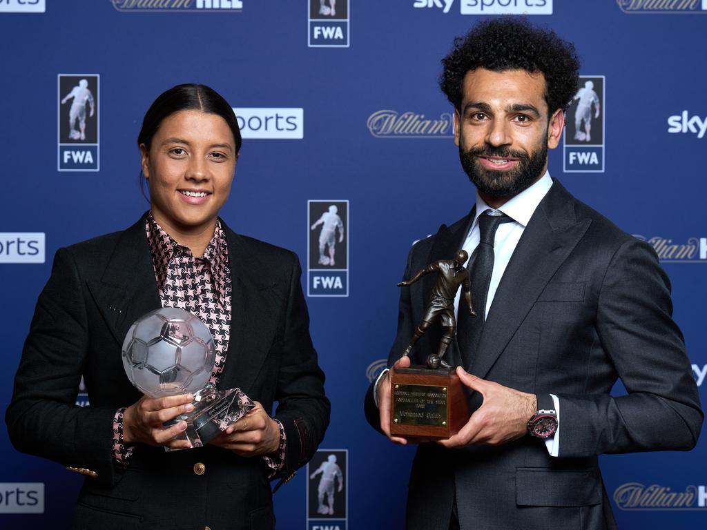 PFA player of the year awards 2022 Sam Kerr and Liverpool’s Mohamed