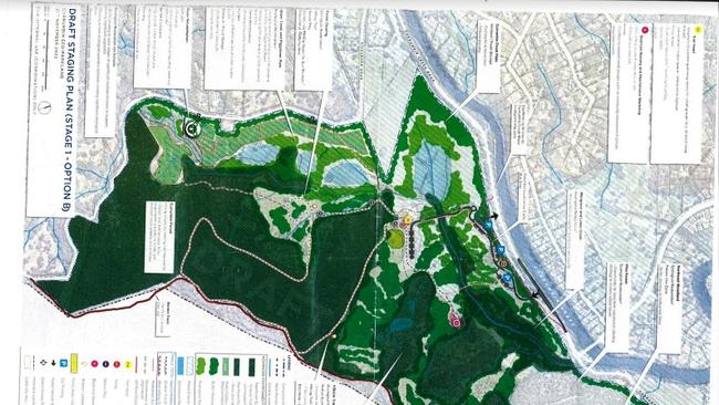 New plans unveiled for the Currumbin Eco Parklands dated November 2022.