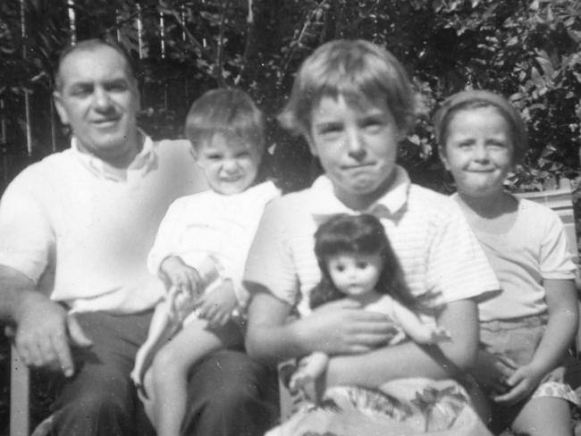 Grant “Jim” Beaumont with his children, Grant, Jane and Arnna.