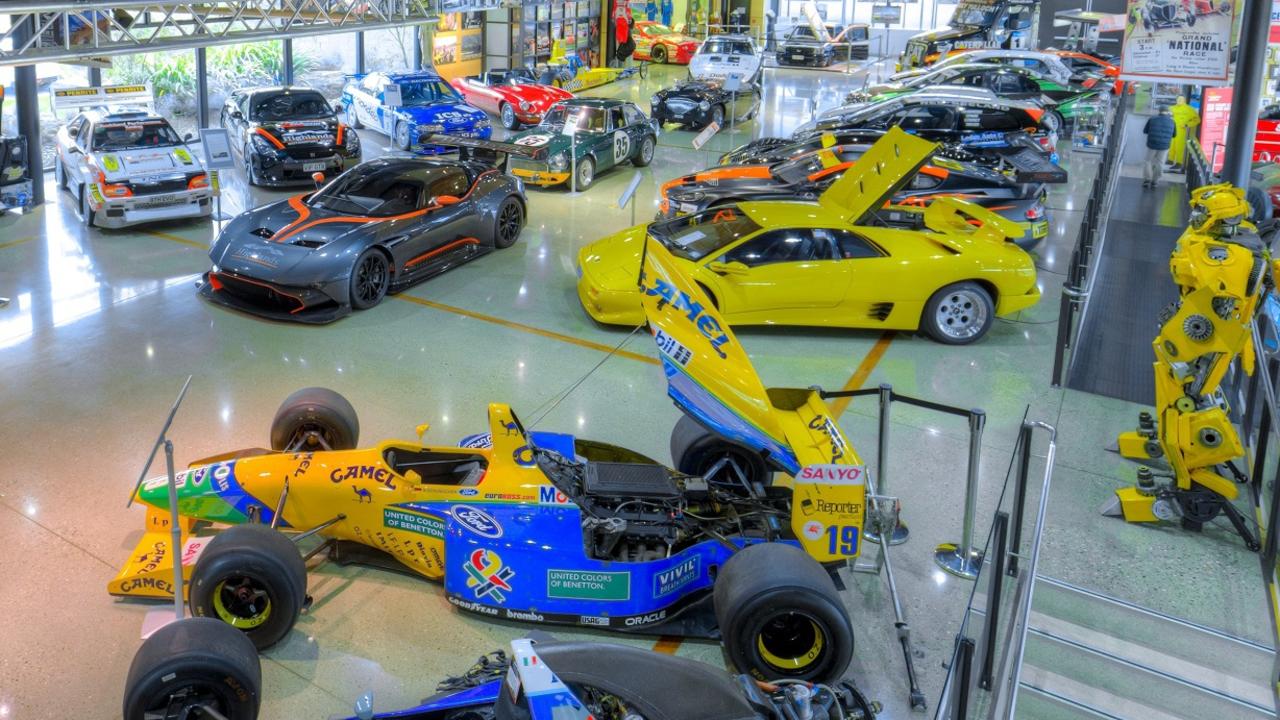 Highlands Museum: Michael Schumacher’s B191 Benetton, foreground