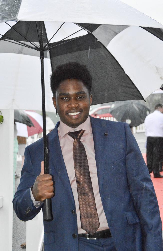 Emmanuel Karogi at Wilsonton State High School formal at Clifford Park Racecourse, Wednesday, November 13, 2024. Picture: Tom Gillespie