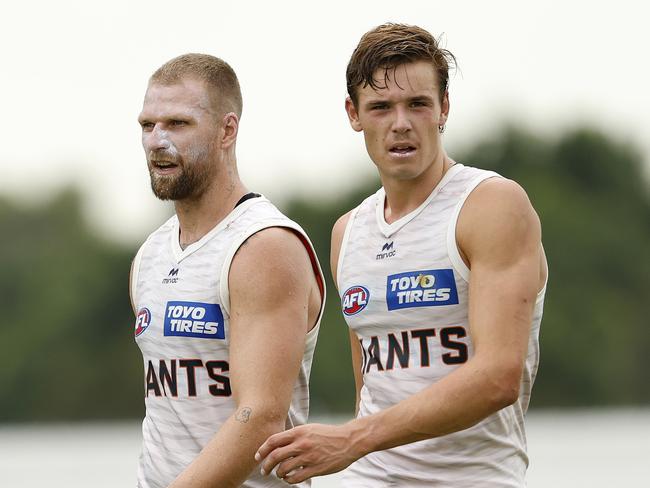 Jake Stringer will have to wait until the Giants’ opening round clash against Collingwood to make his first appearance for his new club. Picture: Phil Hillyard