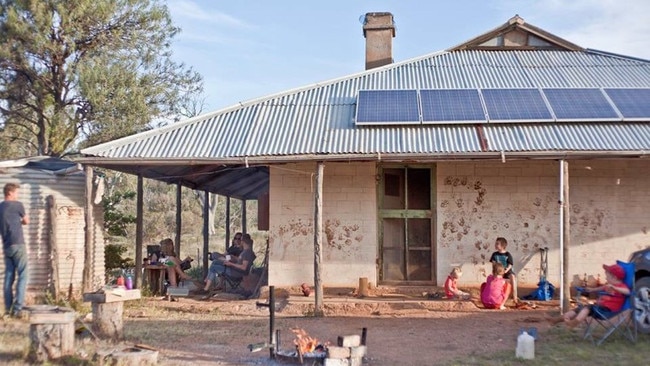 It’s tradition to stay at our outback shack in the Flinders Ranges during school holidays. Picture: Alison Sarre