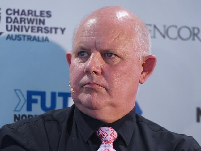 Charles Darwin University vice chancellor Scott Bowman speaks at the NT News' inaugural Future Northern Territory lunch. Picture: (A)manda Parkinson