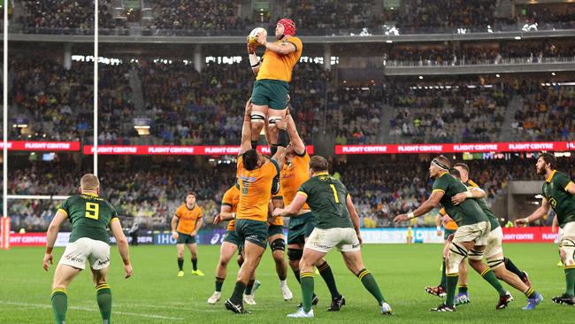 The Wallabies will see more of South Africa under a revised future schedule. Picture: Paul Kane/Getty Images