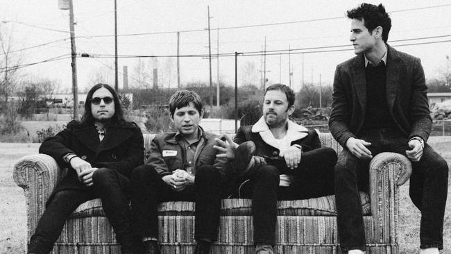 Matthew Followill (second from left) was the band’s official photographer for the new album project. Picture: Supplied