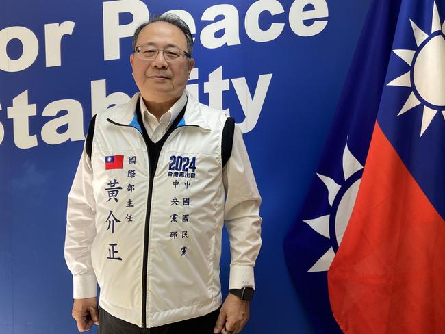 Alexander Huang, the director of international affairs for the Kuomintang (KMT), in the party's Taipei office. Picture: Will Glasgow