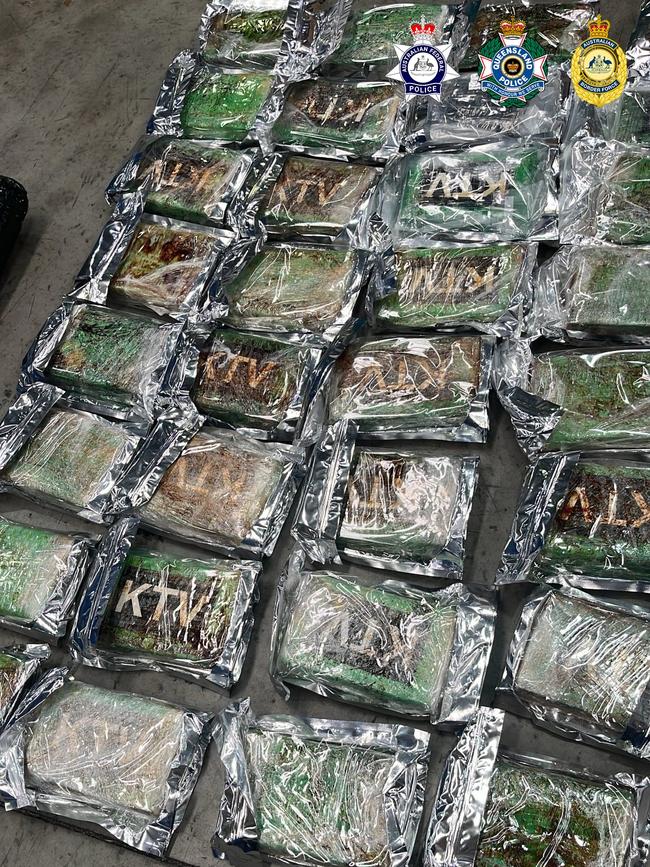 $94 million of cocaine from PNG was intercepted in Brisbane this week.