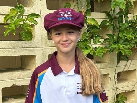 South Coast 13-15 years girls cricket team. Pictured: Chanel Geldenhuys