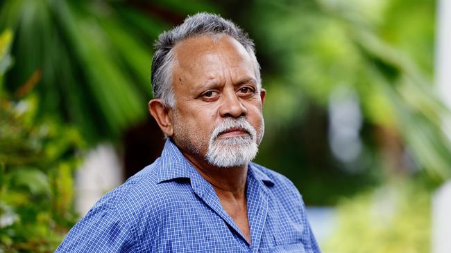 Former Voice yes campaign face Alwyn Lyall has been remanded in custody as assault and other charges against him proceed through Cairns’ courts. Picture: Brendan Radke