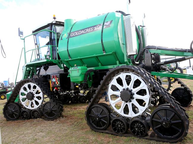 2017 Mallee Machinery Field Days - Speed, VictoriaThe GoldAcres G8 CT Super Cruiser track system sprayerPicture: ANDY ROGERS