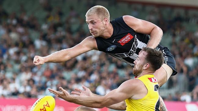 Richmond’s key forwards struggled. (Photo by Michael Willson/AFL Photos via Getty Images)