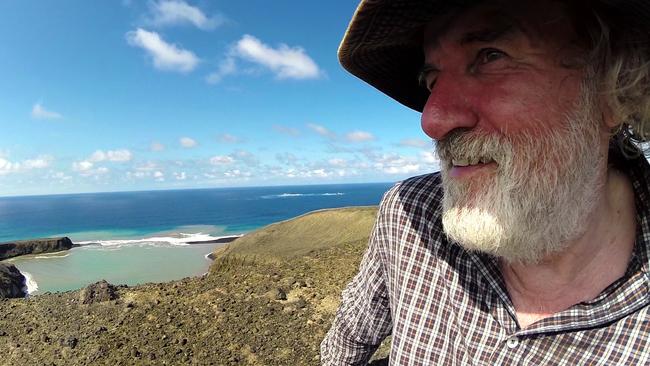 This lake on the island, “is not a lake anymore as the sea and the volcano crater have both joined together. The island is disappearing into the sea day by day,” said Mr Stuart.