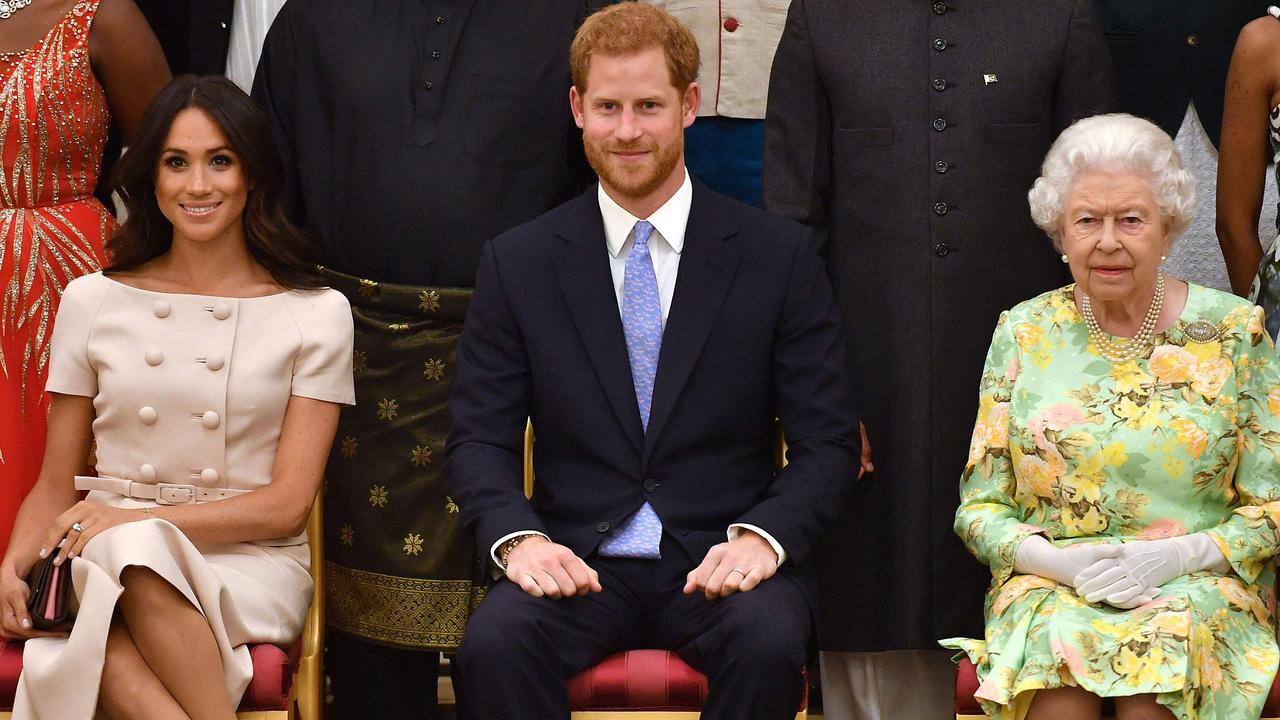 Harry said he and Meghan speak to the Queen regularly. Picture: AFP.