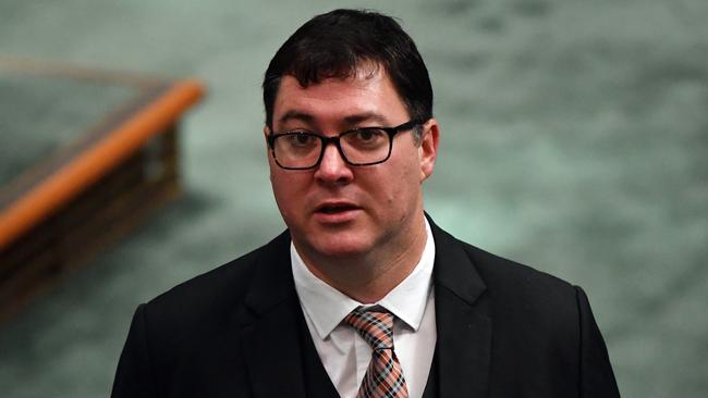 Maverick Queensland MP George Christensen has slammed Liberal MPs for calling Nationals members, urging them to dump Mr Joyce as leader. Picture: AAP