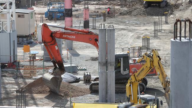 A large carpark will be built in the construction. Photo by Richard Gosling