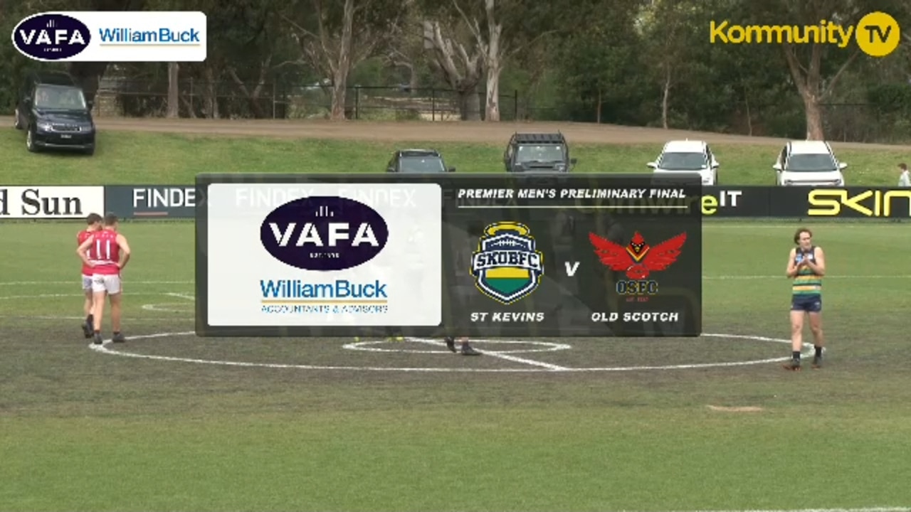 Replay: St Kevin’s vs Old Scotch - VAFA men's preliminary final