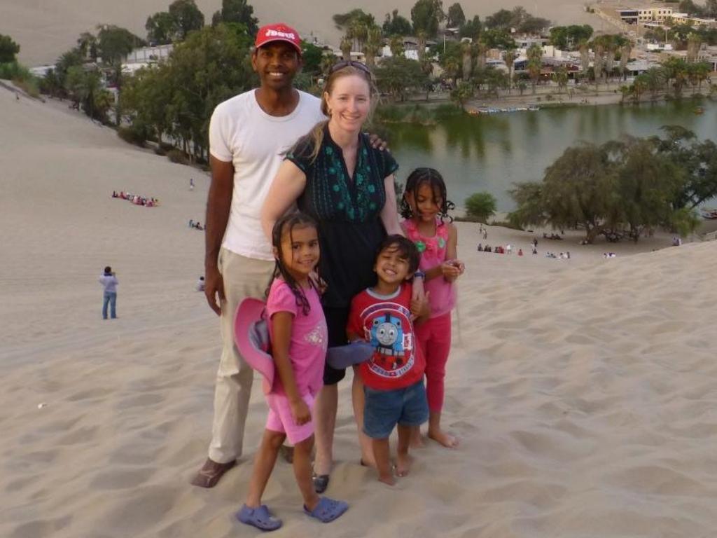 Christine Jeyachandran, 46, was on a humanitarian mission in Peru when she was diagnosed with Parkinson's. Picture: Supplied