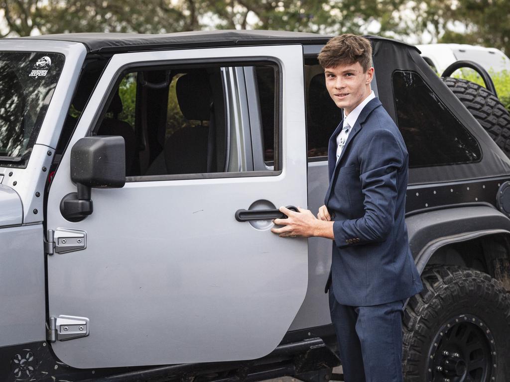 Graduate Matthias Browne at Toowoomba Christian College formal at Picnic Point, Friday, November 29, 2024. Picture: Kevin Farmer