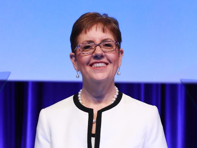 20/5/22: AMP CEO Alexis George at the AGM in Sydney. John Feder/The Australian.