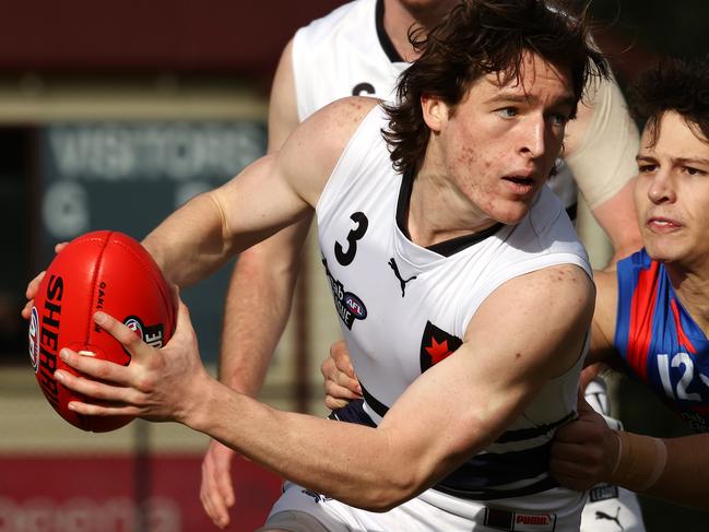 NAB League. Oakleigh Charges vs Northern Knights at Warrawee Park, Oakleigh. 19/06/2021.   Josh Ward   .  Pic: Michael Klein