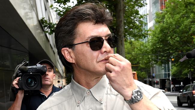 Wladimir Babaeff outside the Melbourne Magistrates’ Court. Picture: Nicole Garmston