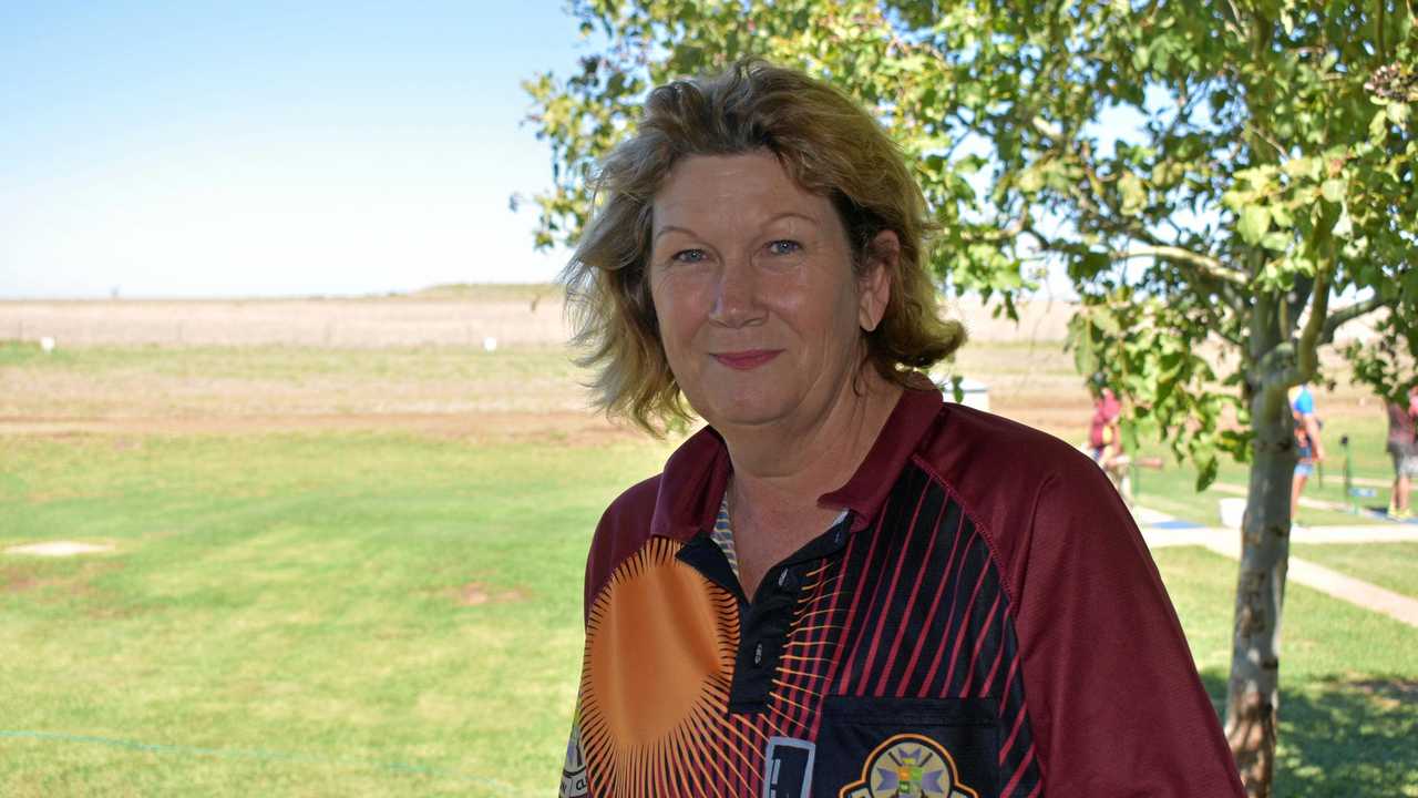 TAKING AIM: Donna Nugent of the Roma Gun Club. Picture: Jorja McDonnell