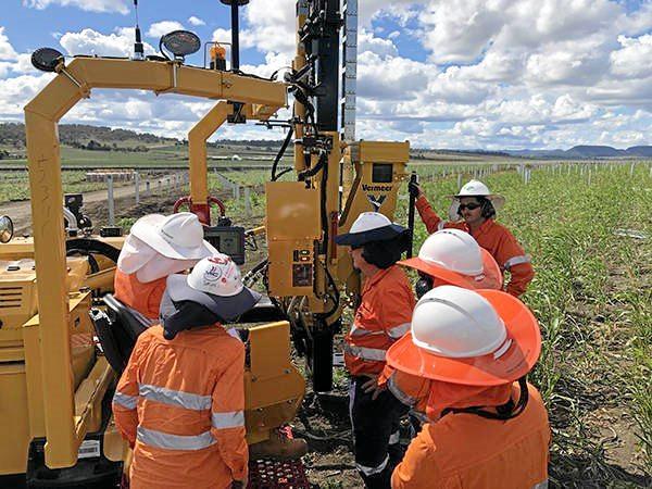 More than 45 workers are already on site, with the number expected to exceed 160 at the peak of construction. Picture: The University of Queensland