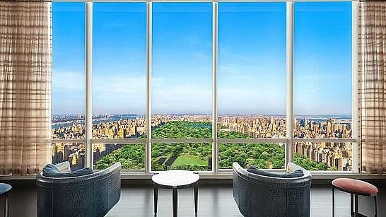 David Collard's apartment overlooking Central Park: Picture: Supplied