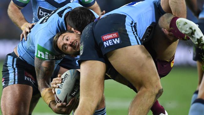 Hunt didn’t have the impact he wanted in Origin. (AAP Image/David Moir)