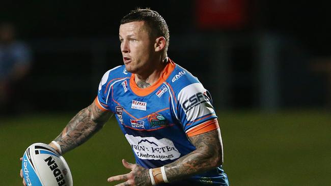 Action from the Intrust Super Cup Queensland Rugby League match between the Northern Pride and the Sunshine Coast Falcons. Pride's Todd Carney. PICTURE: BRENDAN RADKE