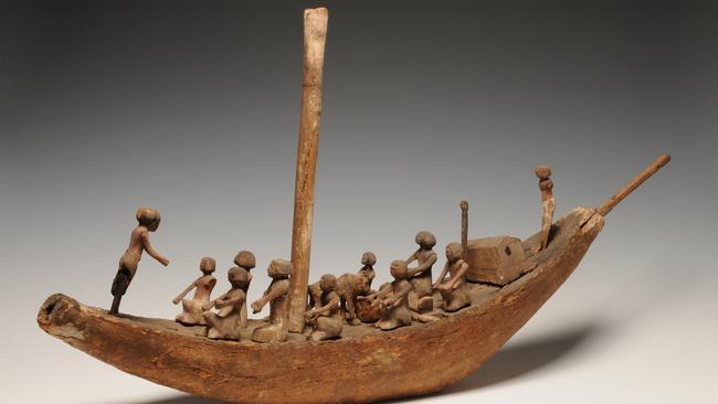 A 4000-year-old Eleventh Dynasty model boat.