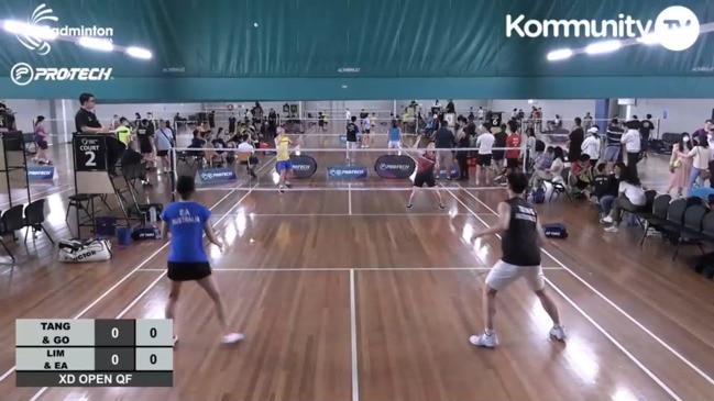 Replay: Victorian Open Badminton Championships Day 1 – (Opens) Ricky Tang & Sydney E Go V Ming Chuen Lim [2] & Kaitlyn Ea