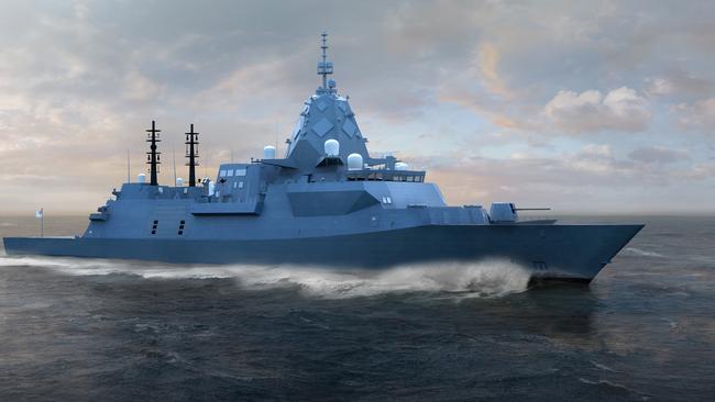 Future Hunter class frigate (BAE Systems image)